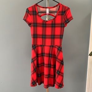 Girls Plaid Dress